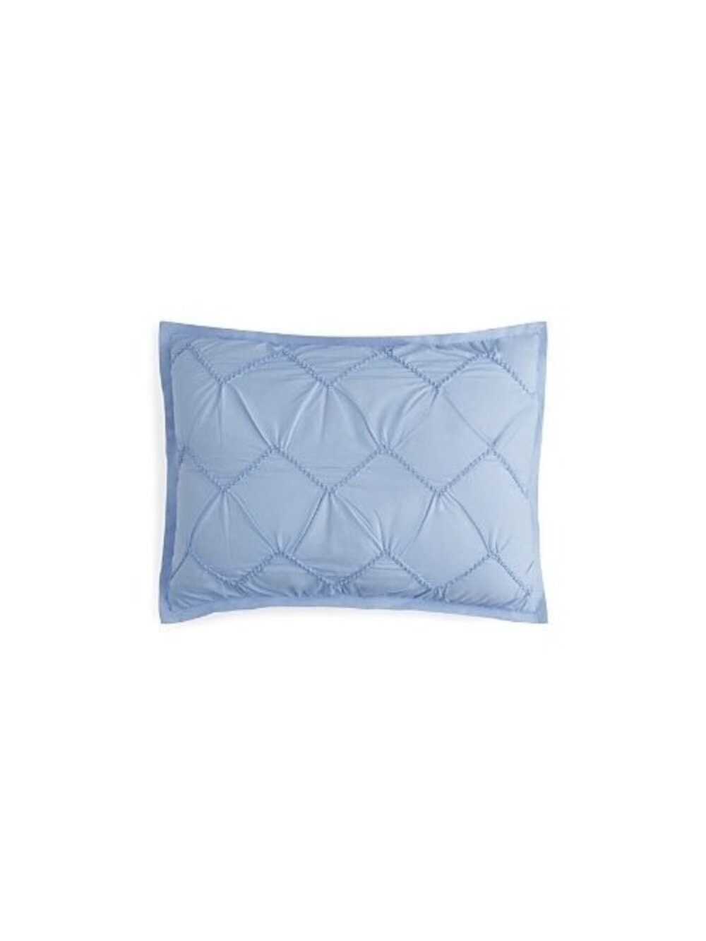 Sky Smock 1 KING Chevron Textured Pillow Shams Cotton Blue